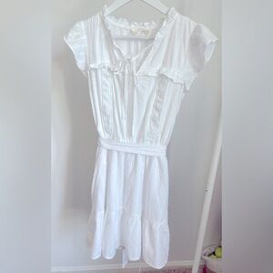 Flirty white dress